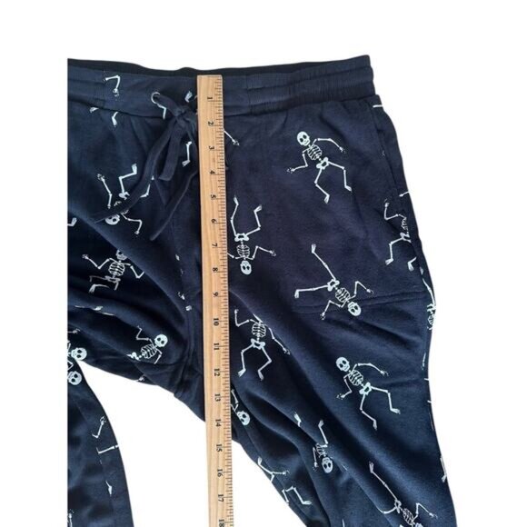 Jane & Delancey Women's Dancing Skeletons Pullover & Jogger Set Size L Black - Picture 13 of 14